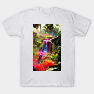 Jungle rainbowfall pt3 T-Shirt